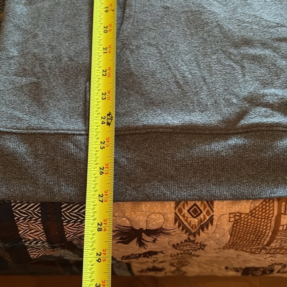 J Jill Cow Neck pullover size XS poly/spandex.  Grey - Picture 11 of 12